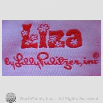 Clothing label : Lilly Pulitzer.