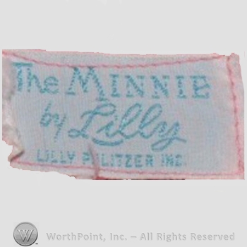 Clothing label : Lilly Pulitzer.