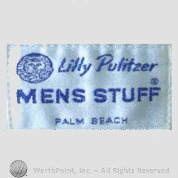Clothing label : Lilly Pulitzer.
