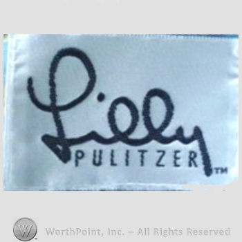 Clothing label : Lilly Pulitzer.