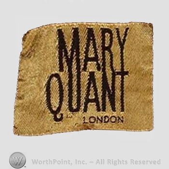 Clothing label : Mary Quant.