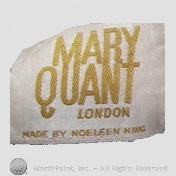 Clothing label : Mary Quant.
