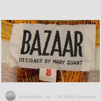 Clothing label : Mary Quant.