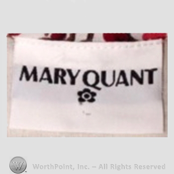 Clothing label : Mary Quant.