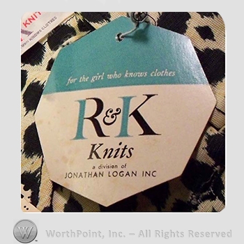 Clothing label : R & K Originals.