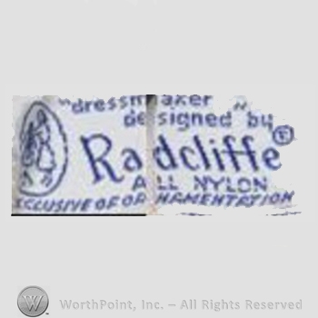 Clothing label : Radcliffe.