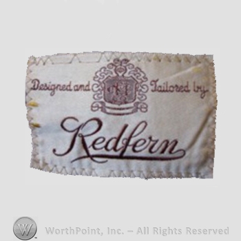 Clothing label : Redfern.