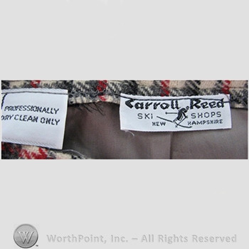 Clothing label : Carol Reed.