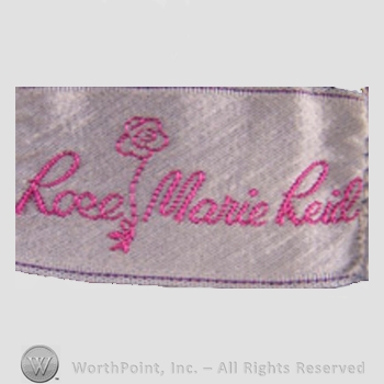 Clothing label : Rose Marie Reid.
