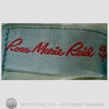 Clothing label : Rose Marie Reid.