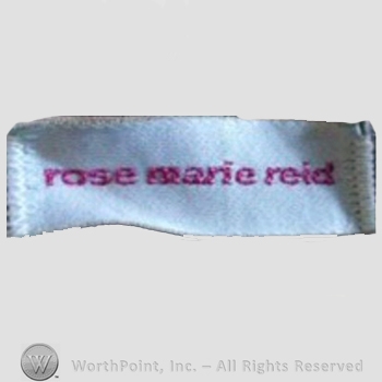 Clothing label : Rose Marie Reid.