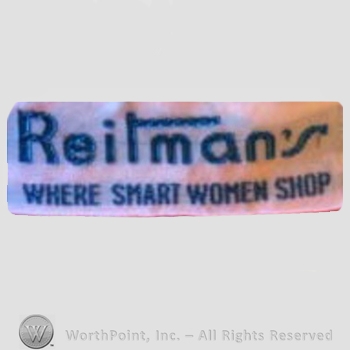 Clothing label : Reitman's.
