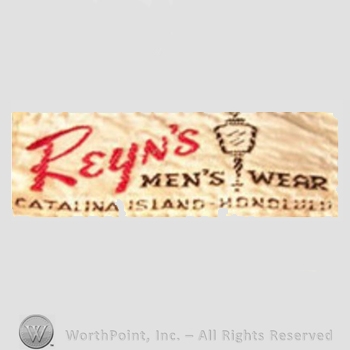 Clothing label : Reyn Spooner.