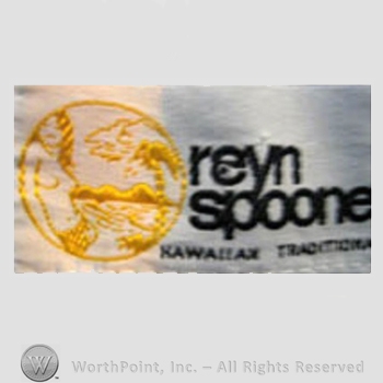 Clothing label : Reyn Spooner.