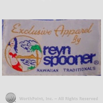 Clothing label : Reyn Spooner.