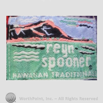 Clothing label : Reyn Spooner.