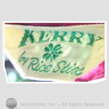 Clothing label : Rice Stix.