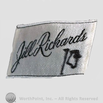 Clothing label : Jill Richards.