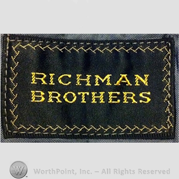 Clothing label : Richman Brothers.