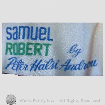 Clothing label : Robert Samuel.