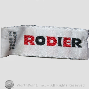 Clothing label : Rodier.