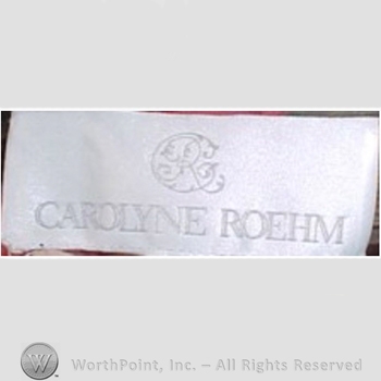 Clothing label : Carolyne Roehm.