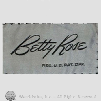 Clothing label : Betty Rose.