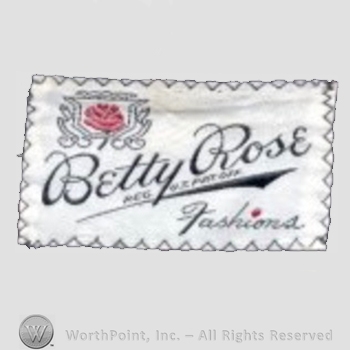Clothing label : Betty Rose.