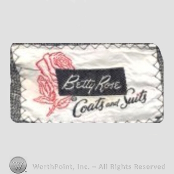 Clothing label : Betty Rose.