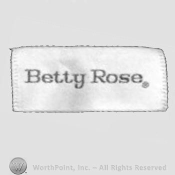 Clothing label : Betty Rose.