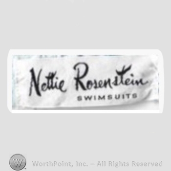 Clothing label : Nettie Rosenstein.