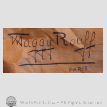 Clothing label : Maggy Rouff.