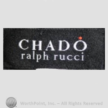 Clothing label : Ralph Rucci.