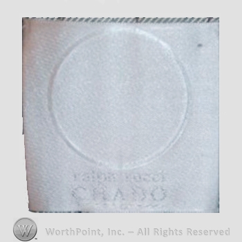 Clothing label : Ralph Rucci.