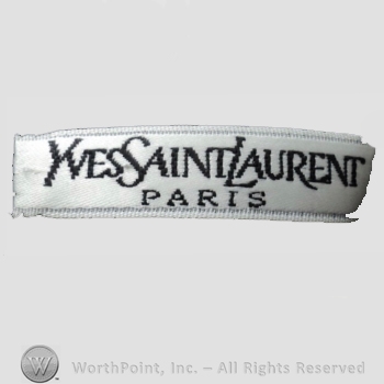 Clothing label : Yves Saint Laurent.