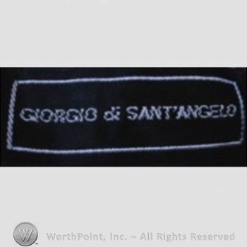 Clothing label : Giorgio di Sant'Angelo.