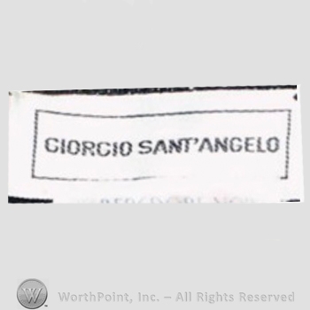 Clothing label : Giorgio di Sant'Angelo.