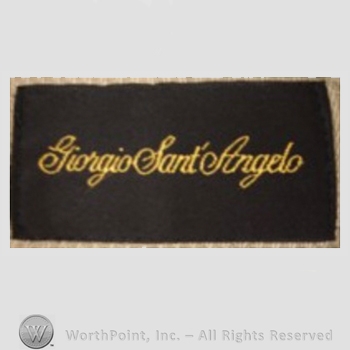Clothing label : Giorgio di Sant'Angelo.
