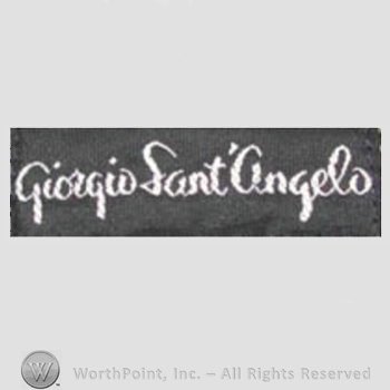 Clothing label : Giorgio di Sant'Angelo.