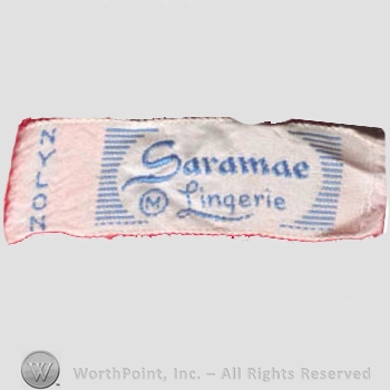 Clothing label : Saramae.