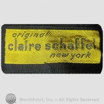 Clothing label : Claire Schaffel.