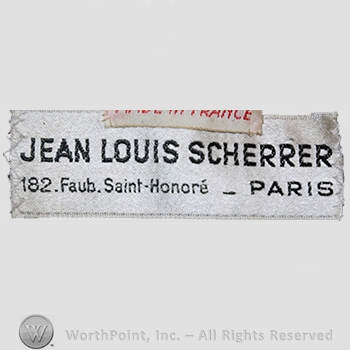 Clothing label : Jean-Louis Scherrer.