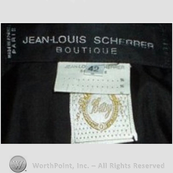 Clothing label : Jean-Louis Scherrer.
