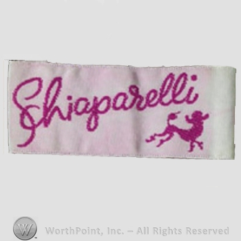 Clothing label : Elsa Schiaparelli.