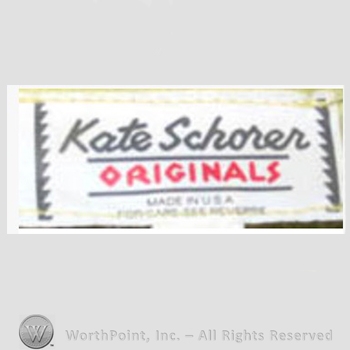 Clothing label : Kate Schorer.