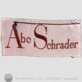 Clothing label : Abe Schrader.