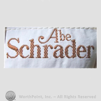 Clothing label : Abe Schrader.