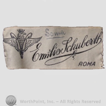 Clothing label : Emilio Schuberth.