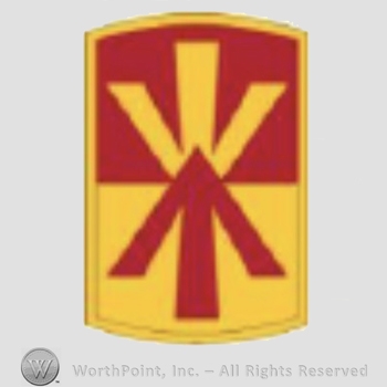 US Army Shoulder Sleeve Insignia: 11th Air Defense Artillery Brigade.