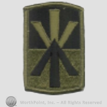 US Army Shoulder Sleeve Insignia: 11th Air Defense Artillery Brigade.